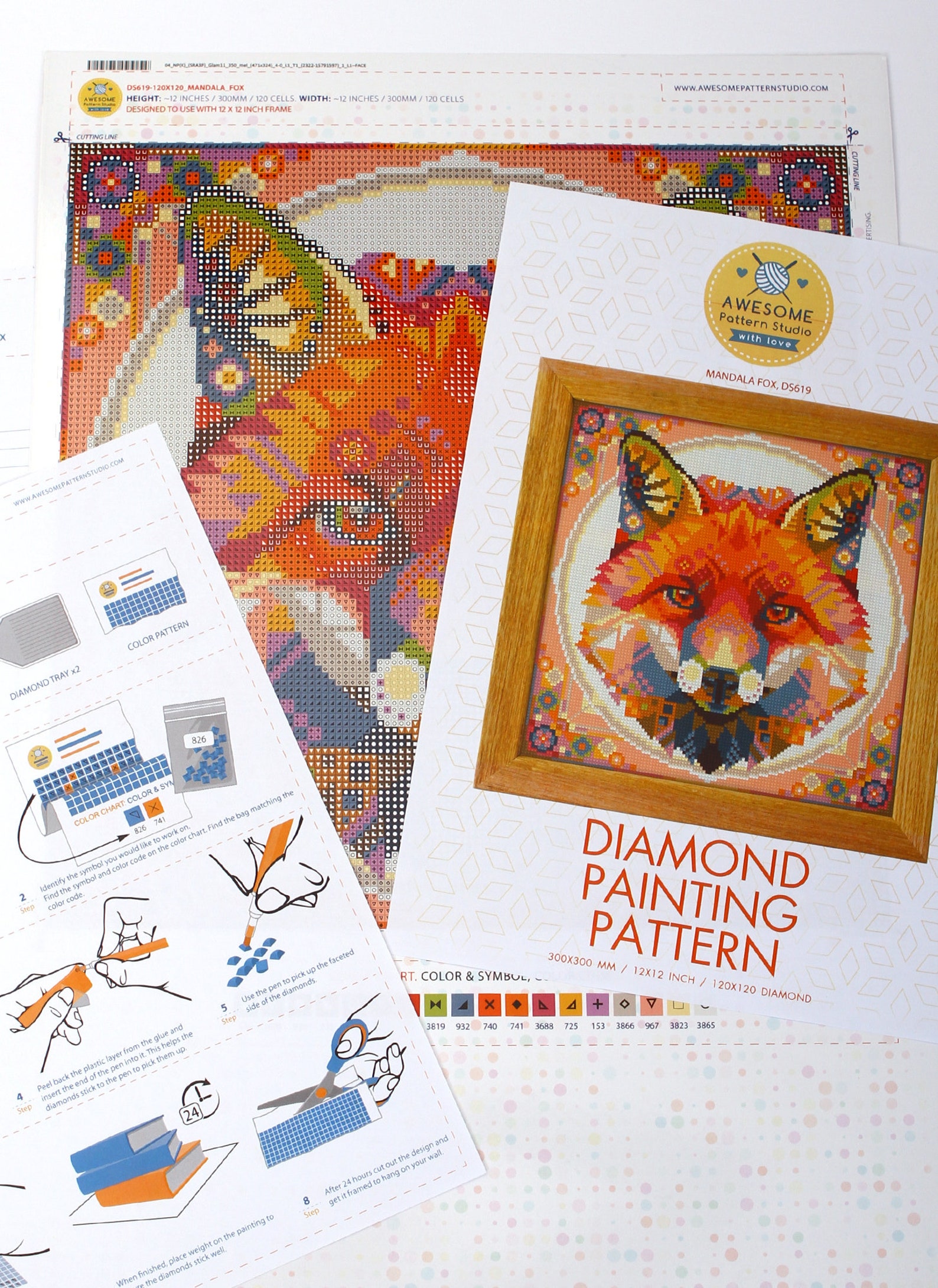 Mandala Beagle DS683 Diamond Painting DIY KIT Animal | Etsy