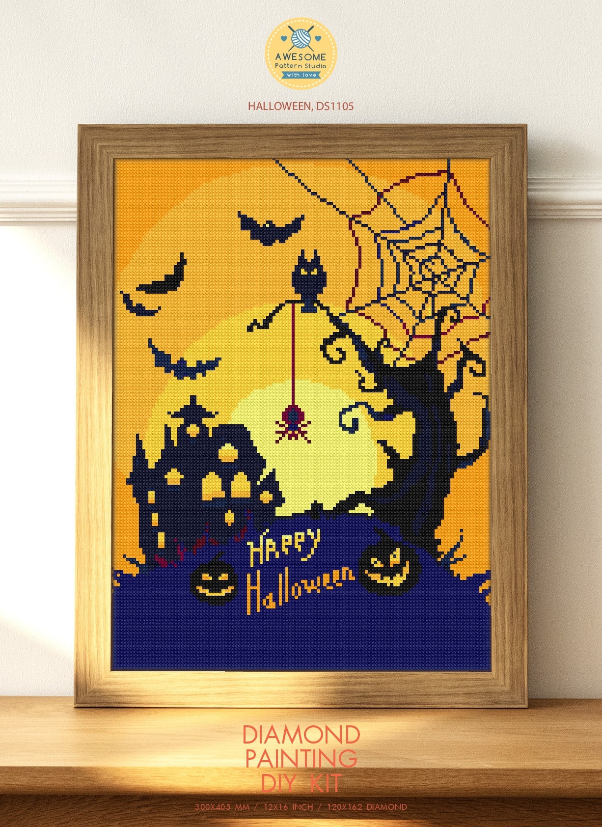 Halloween DS1105 Diamond Painting DIY KIT Full Diamond Etsy