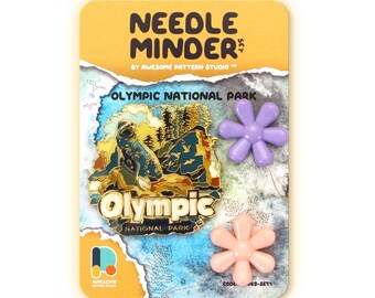 Olympic National Park Needle Minder – Enamel Magnetic Needle Keeper NM069
