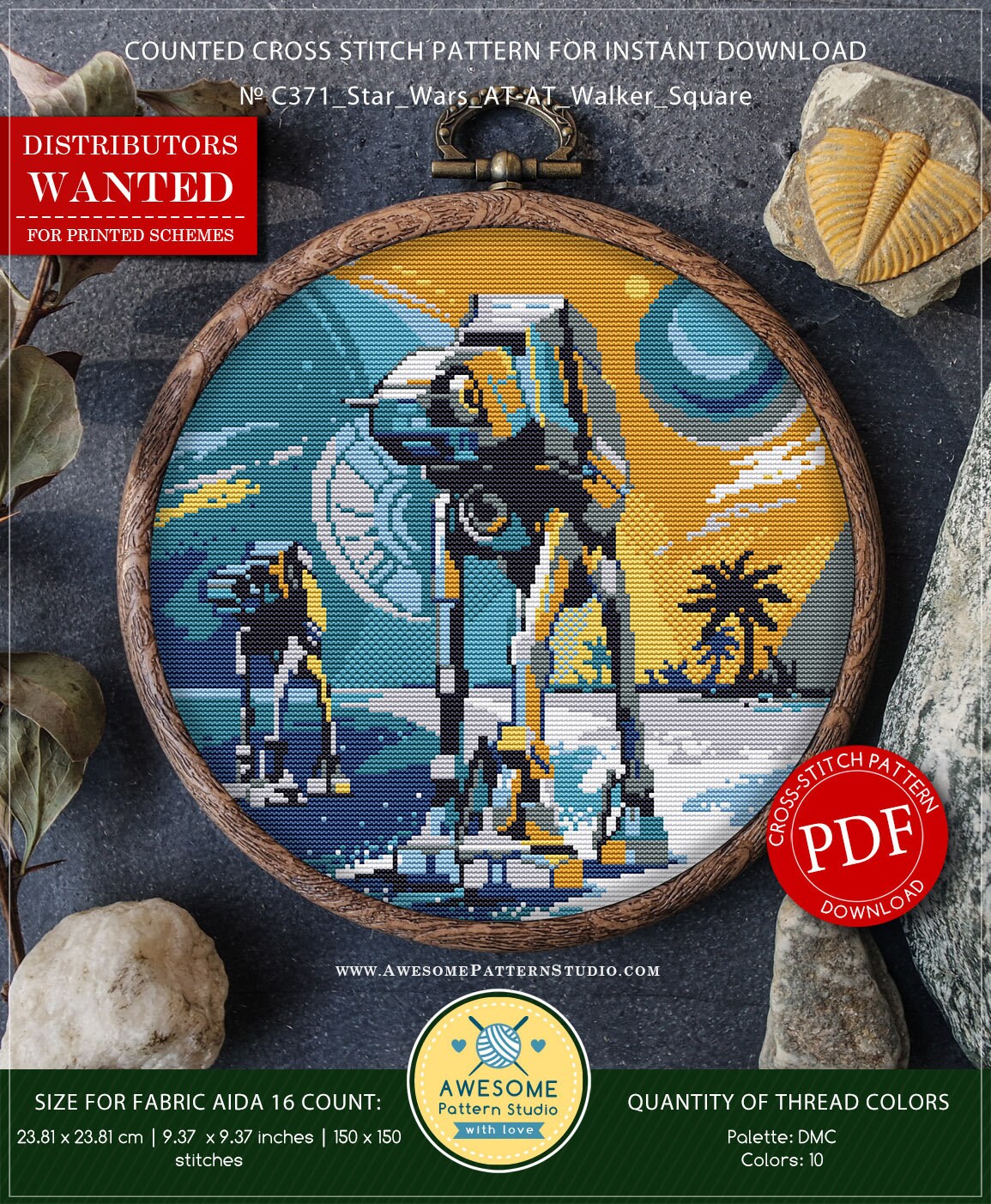 Star Robot P371 Embroidery Cross Stitch PDF Pattern Download - Etsy  Singapore