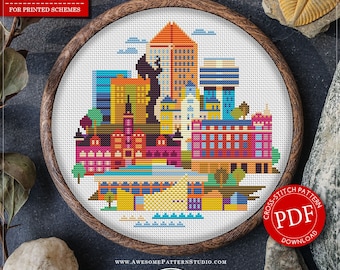 Wichita #P1178 Cross Stitch Pattern | Cross Stitch | Pattern Instant Download | Cross Stitch Patterns | Embroidery Kits | Needlepoint Kits