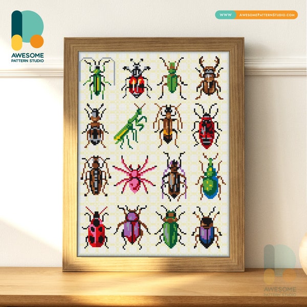 Insects Collection Diamond Painting Kit : Modern Diamond Painting 5d Diamond Painting Art, DS1648