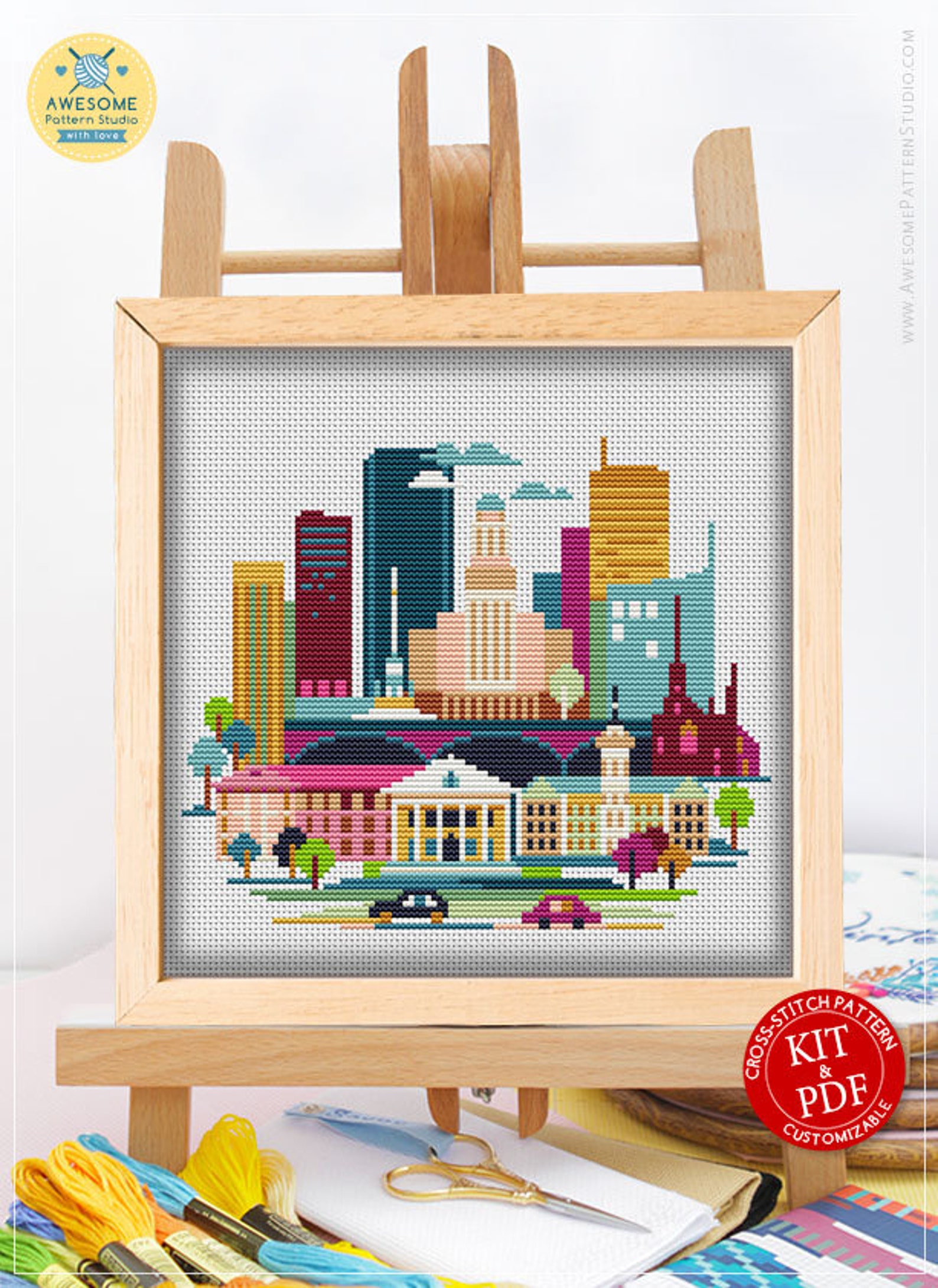 Buffalo CS934 Counted Cross Stitch Pattern KIT and PDF Etsy