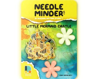 Little Mermaid Castle Needle Minder – Sewing Accessory for DIY Projects NM048