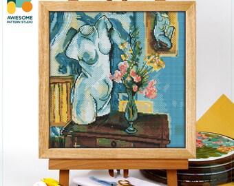 The Plaster Torso Henri Matisse Cross Stitch Pattern and Kit: Modern Cross Stitch Needlework Art, CS2925