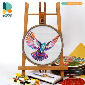 Mandala Dove CS1130, Counted Cross Stitch Pattern KIT and PDF | Needlepoint | Cross Stitch Embroidery | Cross Stitch Embroidery