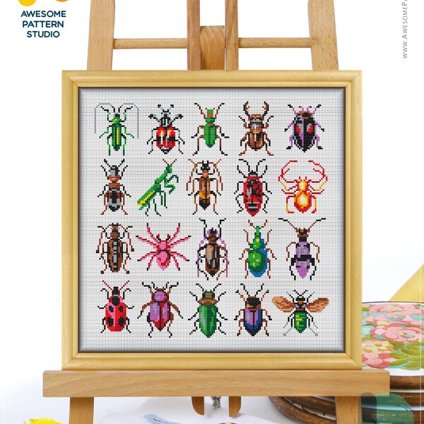 Bug Cross Stitch Pattern Etsy