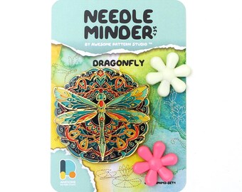 Dragonfly Needle Minder – Fridge Magnet Style Needle Minder NM042