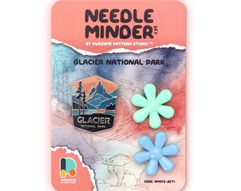 Glacier National Park Needle Minder – Magnetic Cross Stitch Accessory NM072