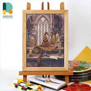 The Sorting Hat CS2492, Counted Cross Stitch Pattern KIT and PDF | Embroidery Pdf Pattern Download | Cross Stitch Kits | How To Cross Stitch
