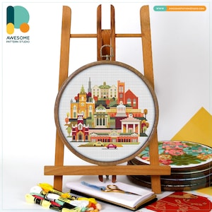 Winchester VA CS997, Counted Cross Stitch Pattern KIT and PDF | Embroidery | Embroidery Kits | Embroidery | Needlepoint Kits