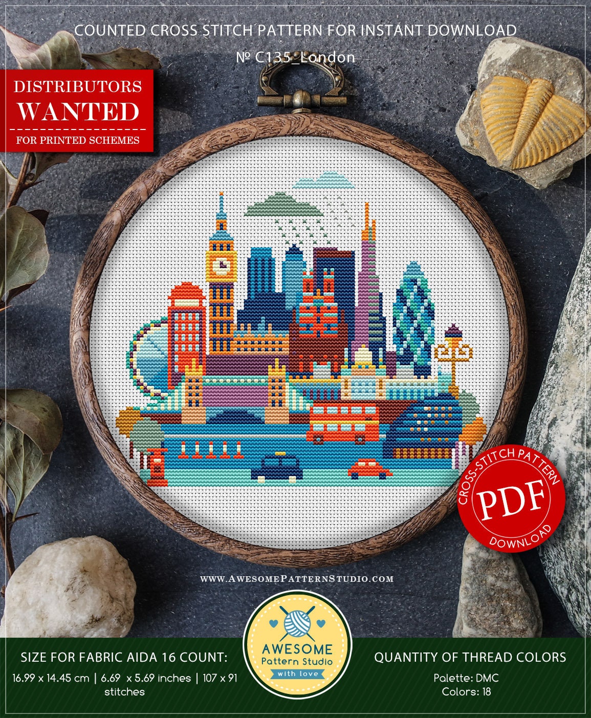 London Store Fronts- Liberty | Needlepoint.Com
