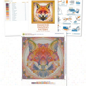 The Scream By Edvard Munch Diamond Painting Kit - Modern 5d Diamond Painting Art Mosaic Kit Sampler, DS2205 image 4
