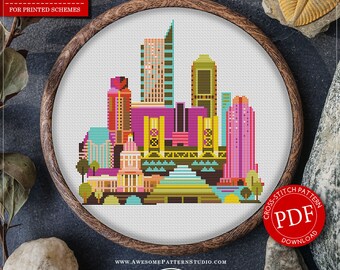 Sacramento #P600 Cross Stitch Embroidery PDF Pattern Download | Cross Stitch Kits | How To Cross Stitch | Cross Stitch Embroidery
