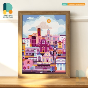 Udine Italia DS1732, KIT fai da te per pittura diamante / Kit pittura diamante / Kit arte diamante per adulti / Kit punti diamante 5D trapano completo