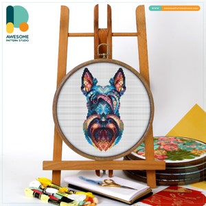 Scottish Terrier CS791, Counted Cross Stitch Pattern KIT and PDF | Pattern Download | Pattern Instant Download | Stitch Patterns