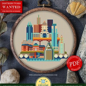 Austin #P095 Cross Stitch Embroidery PDF Pattern Download | Cross Stitch Patterns | Cross Stitch Designs | Stitch Design | Cross Designs
