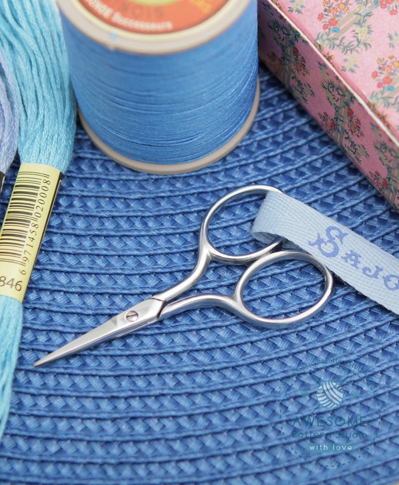 Sajou Embroidery Scissors Miniature Charmes Model Chromed Etsy