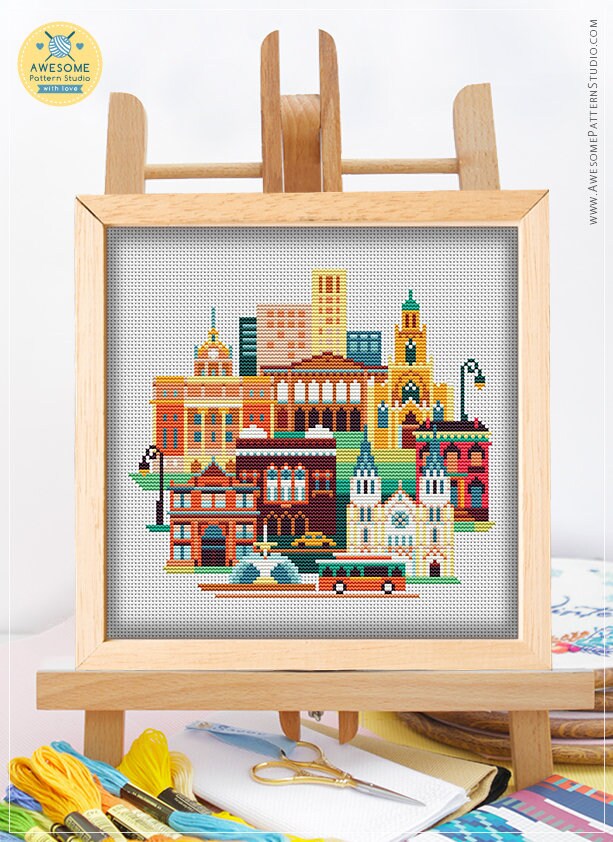 Savannah CS093 Counted Cross Stitch Pattern KIT and PDF Etsy