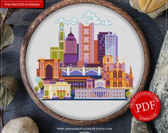 Columbus #P331 Embroidery Cross Stitch PDF Pattern Download | Cross Stitch Kits | Embroidery Kits | Cross Pattern | Cross Designs