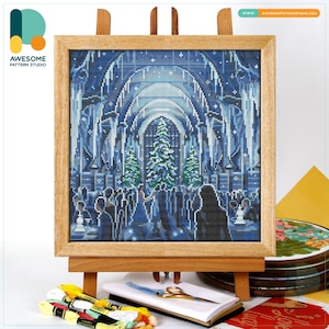 The Yule Ball CS2495, Counted Cross Stitch Pattern KIT and PDF | Embroidery Pdf Pattern Download | Cross Stitch Kits | How To Cross Stitch