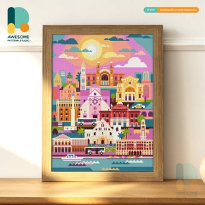 Bari Italia DS1865, KIT fai da te per pittura diamante / Kit pittura diamante / Kit arte diamante per adulti / Kit punti diamante 5d trapano completo