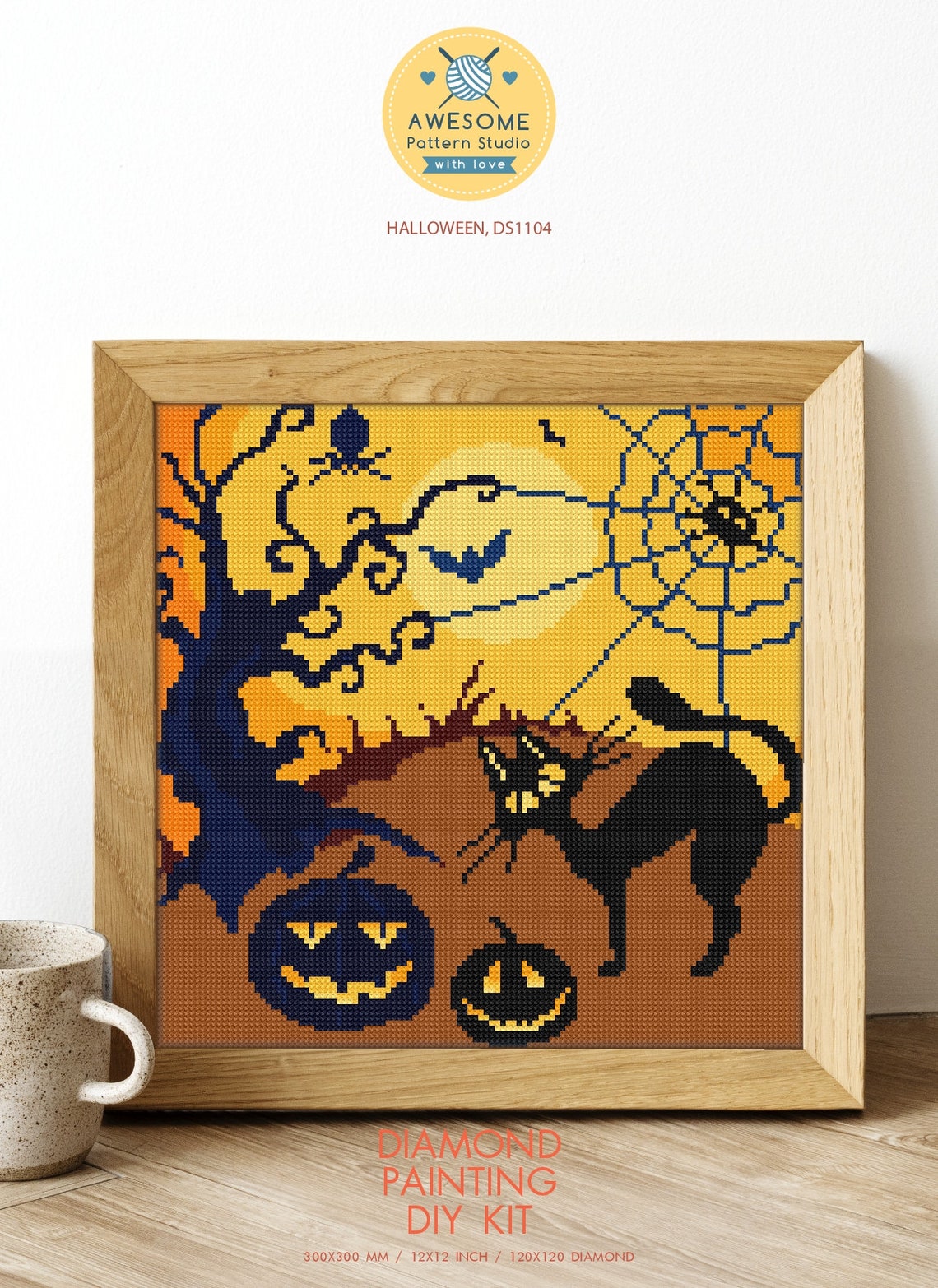 Halloween DS1104 Diamond Painting DIY KIT Full Diamond Etsy