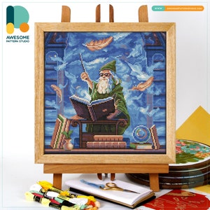 Spells And Charms CS2513, Counted Cross Stitch Pattern KIT and PDF | Embroidery Pdf Pattern Download | Cross Stitch Kits