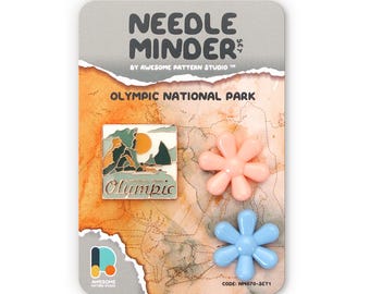 Olympic National Park Needle Minder – Magnetic Cross Stitch Accessory NM070