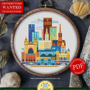 Hartford #P596 Stickerei Kreuzstich PDF Muster | Kreuzstichpackungen | Kreuzstich Welt | Gezählter Kreuzstich
