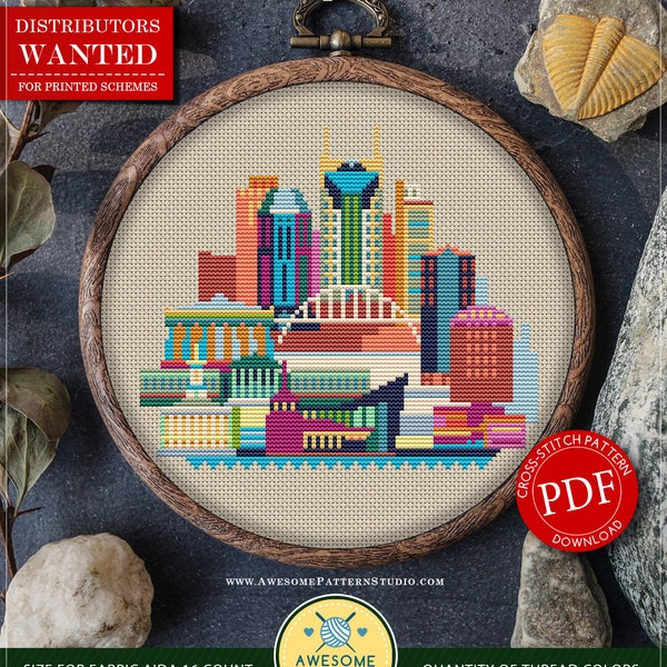 Cross Stitch Tennessee Etsy