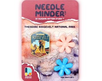 Theodore Roosevelt National Park Needle Minder (Simple Design) - Magnetisches Kreuzstich-Zubehör NM074