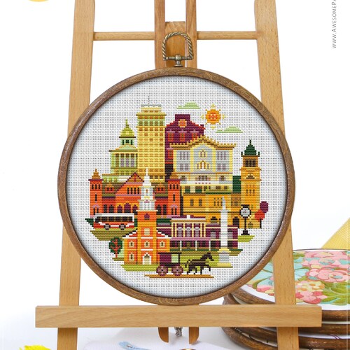 Savannah CS093 Counted Cross Stitch Pattern KIT and PDF Etsy