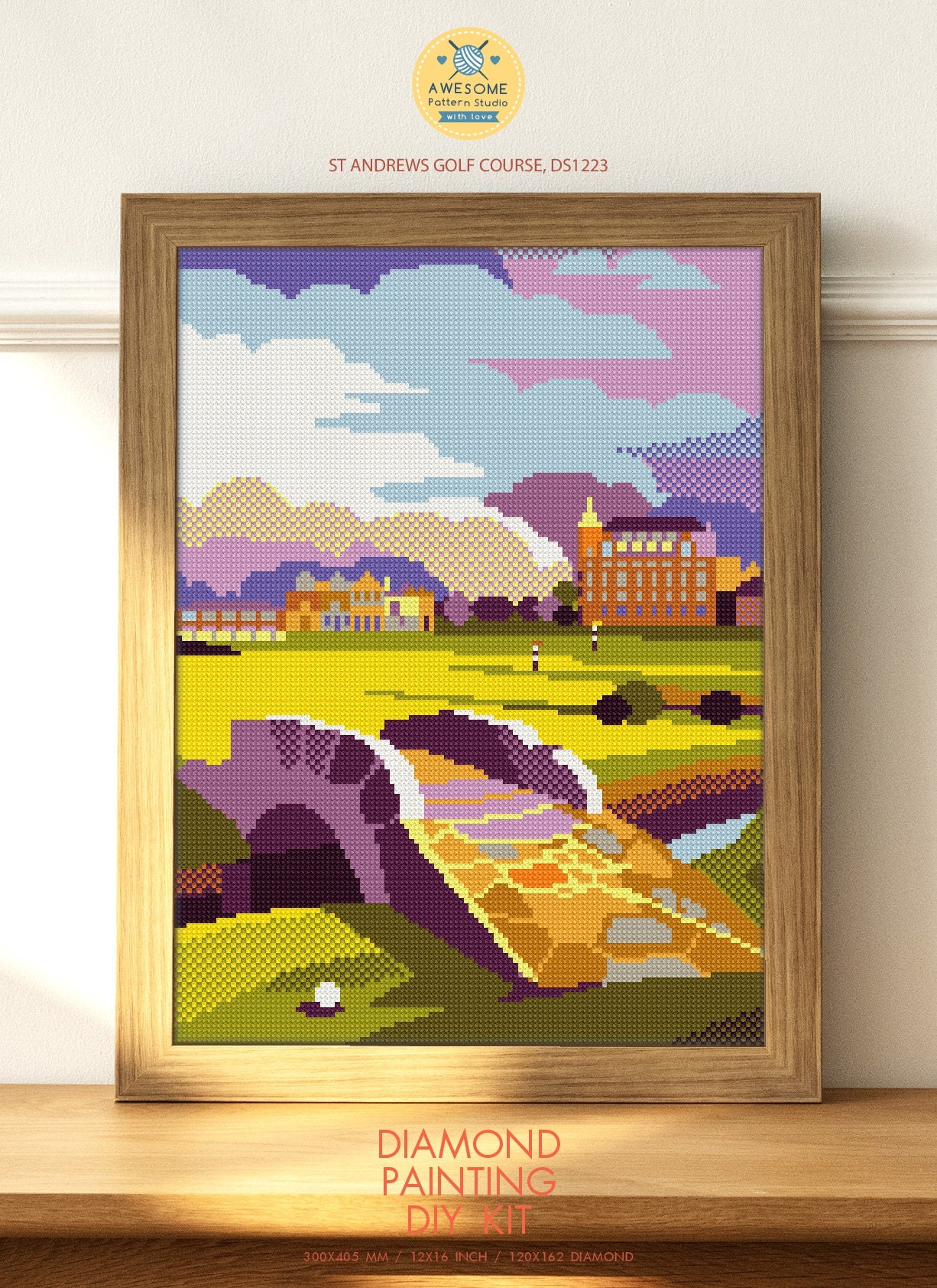 St Andrews Golf Course DS1223 Diamond Painting DIY KIT -  Israel