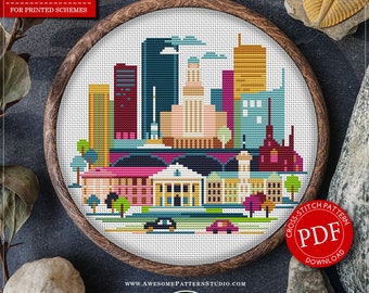 Buffalo, New York #P934 Cross Stitch Pattern Embroidery Pattern Instant Download Cross Stitch Patterns | Cross Stitch World | Cross Pattern