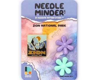Zion National Park Needle Minder – Magnetic Cross Stitch Accessory NM062