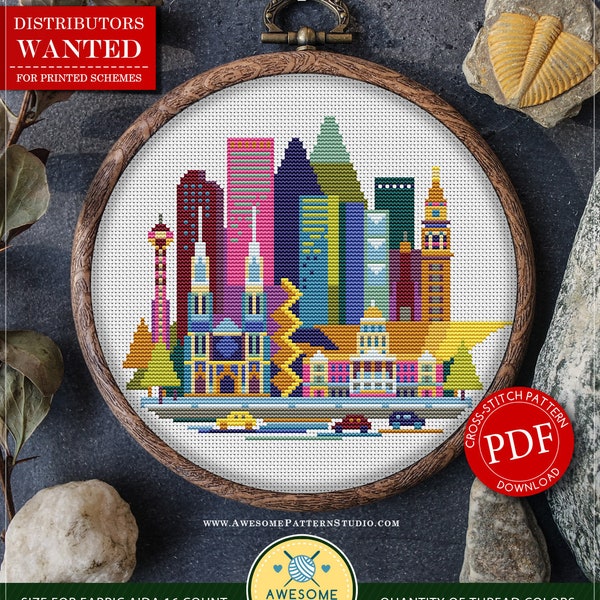 Denver Cross Stitch Etsy