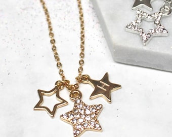 Sparkle Star Necklace - Christmas - Mothers Day- birthday