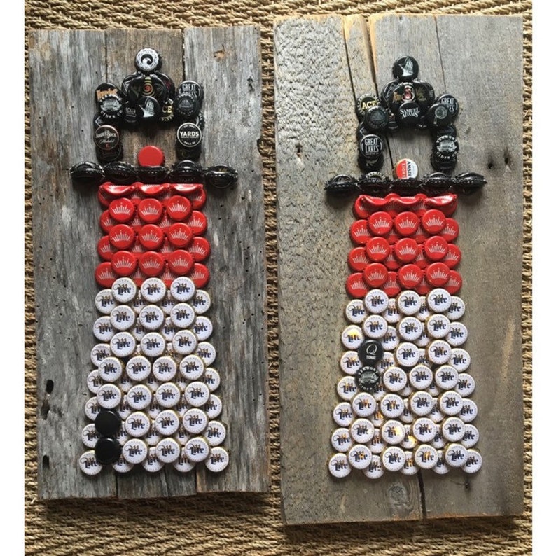 Cape Cod Bottle Cap Lighthouse Etsy