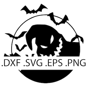 Oogie Boogie Silhouette - Nightmare Before Christmas - Halloween- Digital Download, Instant ...