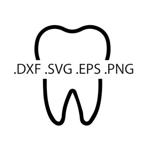Dent - téléchargement numérique, téléchargement immédiat, fichiers svg, dxf, eps et png inclus !