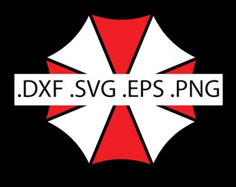 Resident Evil Umbrella Corporation Logo - Digital Download, Instant Download, svg, dxf, eps & png files included!