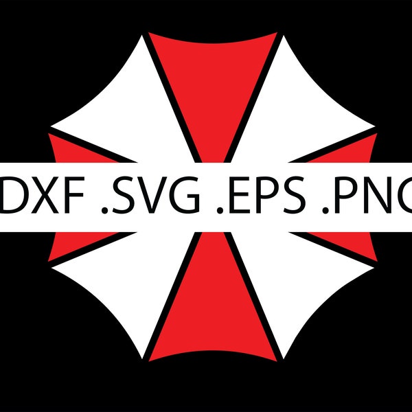 Resident Evil Umbrella Corporation Logo - Digital Download, Instant Download, svg, dxf, eps & png files included!