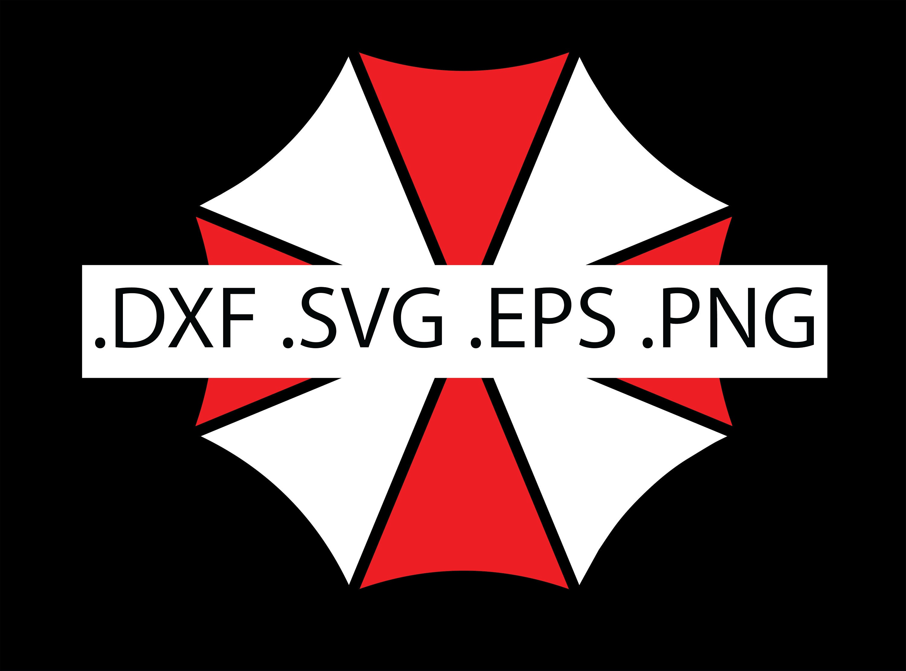 Umbrella Corporation Resident Evil Black Logo Sticker – Popahead