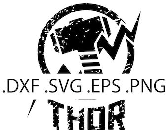 Thor Symbol - Digital Download, Instant Download, svg, dxf, eps & png files included!