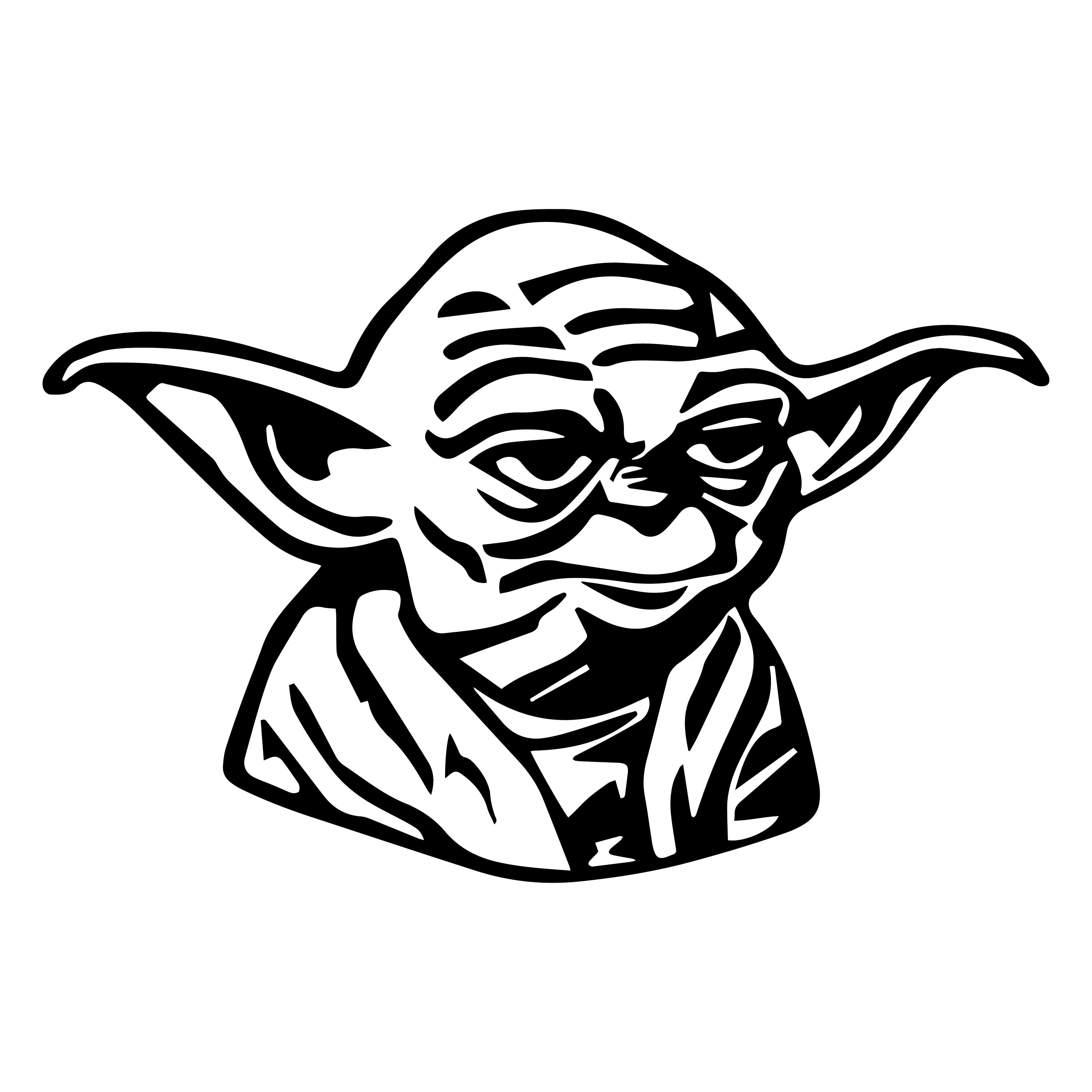 master yoda silhouette