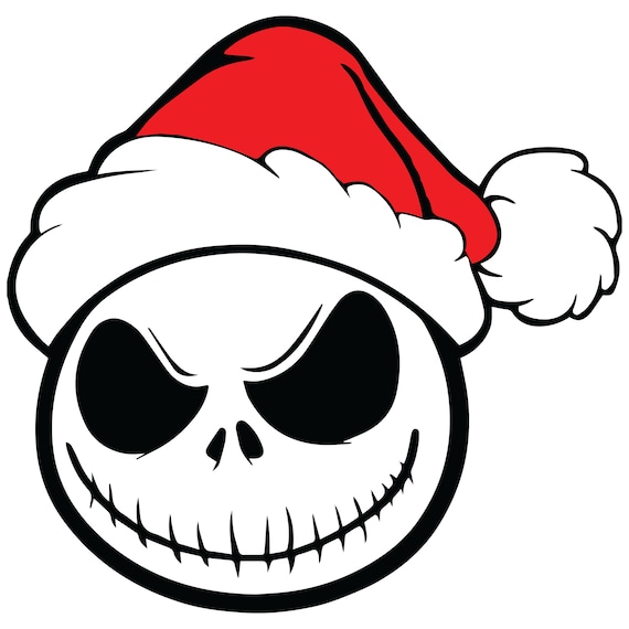 Jack Skellington Santa Hat SVG – Nightmare Before Christmas