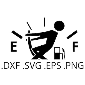Gas Tank Decal - Funny - Digital Download, Instant Download, svg, dxf, eps & png files included!