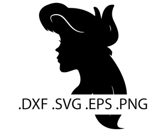 Ariel Silhouette Bust Design for Vinyl Cutting, Engraving & CNC | svg, png, eps, dxf