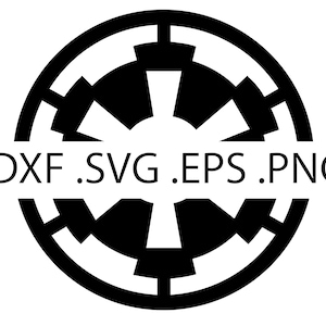 Galactic Empire Symbol - Digital Download, Instant Download, svg, dxf, eps & png files included!
